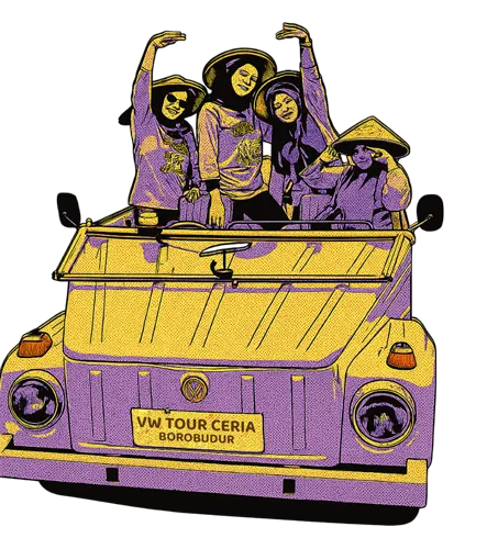 vw ceria tour borobudur